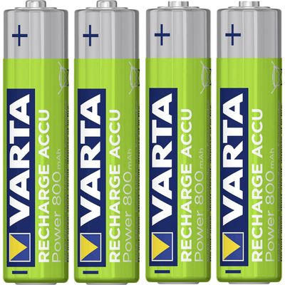 Varta Recharge Accu 4 x AAA - 800 mAh