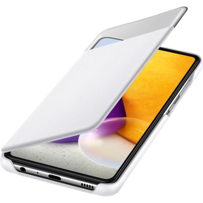 Samsung Galaxy A72 5G S View Wallet Cover - Wit
