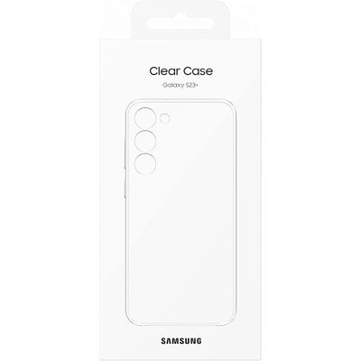 Samsung Hoesje geschikt voor Galaxy S23+ - Clear Case - Transparant