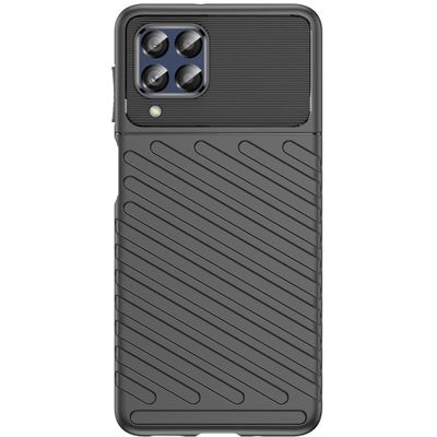 Cazy TPU Grip Hoesje geschikt voor Samsung Galaxy M53 - Zwart