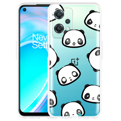 Cazy Hoesje geschikt voor OnePlus Nord CE 2 Lite - Panda Emotions