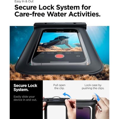 Spigen Waterproof Case - Black - 2 Pack - A601