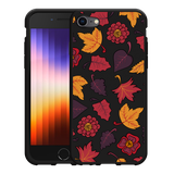 Hoesje Zwart geschikt voor iPhone 7/8 - Herfstbladeren