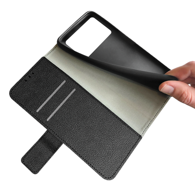 Just in Case Xiaomi Poco X6 Pro Classic Wallet Case - Black