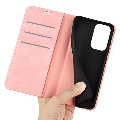 Cazy Wallet Magnetic Hoesje geschikt voor Xiaomi Redmi Note 11 Pro+ - Roze