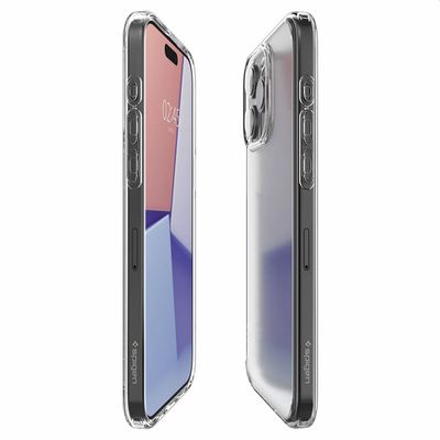 Hoesje geschikt voor iPhone 15 Pro Max Spigen Ultra Hybrid Case - Transparant
