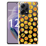 Hoesje geschikt voor Xiaomi Redmi Note 12 Pro+ 5G Emoji