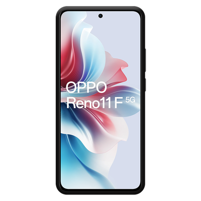 Cazy TPU Hoesje met Koord geschikt voor Oppo Reno11 F - Zwart