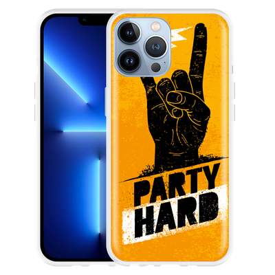 Cazy Hoesje geschikt voor iPhone 13 Pro Max - Party Hard