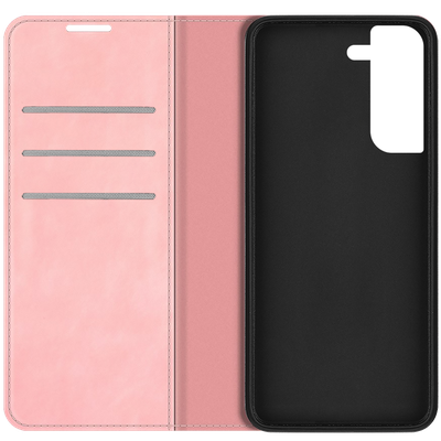 Cazy Wallet Magnetic Hoesje geschikt voor Samsung Galaxy S23 - Roze