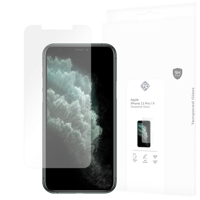Cazy Tempered Glass Screen Protector geschikt voor iPhone 11 Pro - Transparant