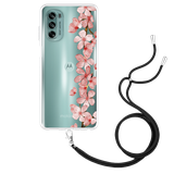 Hoesje met Koord geschikt voor Motorola Moto G62 5G - Flower Branch