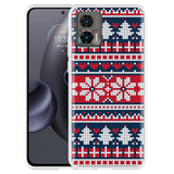 Hoesje geschikt voor Motorola Edge 30 Neo - Gebreide Kersttrui