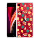 Hoesje geschikt voor iPhone SE 2020 - Tropical Fruit