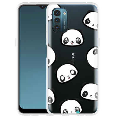 Cazy Hoesje geschikt voor Nokia G11/G21 - Panda Emotions