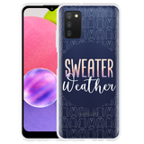 Hoesje geschikt voor Samsung Galaxy A03s - Sweater Weather