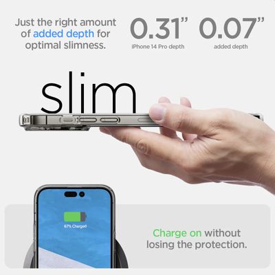 Spigen Hoesje geschikt voor iPhone 14 Pro - Liquid Crystal - Transparant