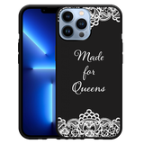 Hoesje Zwart geschikt voor iPhone 13 Pro Max - Made for queens