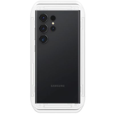Spigen Screenprotector geschikt voor Samsung Galaxy S24 Ultra - Tempered Glas met Montage 2 stuks - Transparant