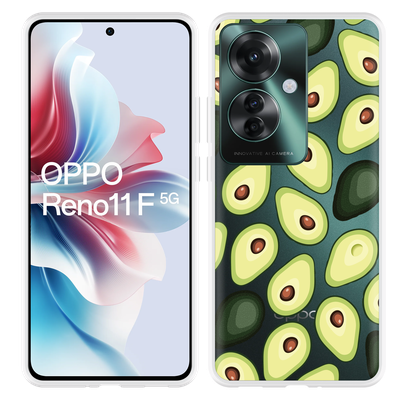 Cazy Hoesje geschikt voor Oppo Reno11 F Avocado's