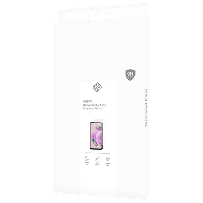 Cazy Tempered Glass Screen Protector geschikt voor Xiaomi Redmi Note 12S - Transparant