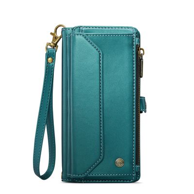 Caseme Case iPhone 16 - Crossbody Wallet Case - Green