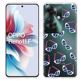 Hoesje geschikt voor Oppo Reno11 F Retro Zonnebrillen I