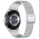 Huawei Watch 3 Active 46mm Bandje - Stalen Texture Watchband - Zilver
