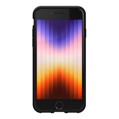 Cazy Soft TPU Hoesje geschikt voor iPhone SE 2022 - Zwart