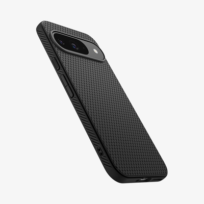 Spigen Hoesje geschikt voor Google Pixel 9 / 9 Pro - Liquid Air - Zwart