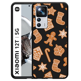 Hoesje Zwart geschikt voor Xiaomi 12T/12T Pro - Christmas Cookies