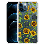 Hoesje geschikt voor iPhone 12 Pro - Sunflowers