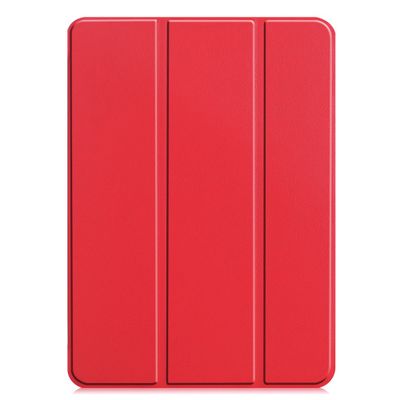 Cazy TriFold Hoes met Auto Slaap/Wake geschikt voor iPad Pro 11 2022 4th (Gen)/Pro 11 2021 (3rd Gen) - Rood