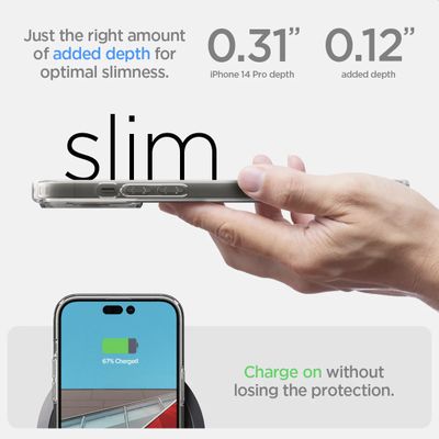 Spigen Hoesje geschikt voor iPhone 14 Pro Max - Ultra Hybrid - Transparant
