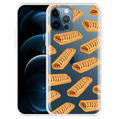Cazy Hoesje geschikt voor iPhone 12 Pro - Frikandelbroodjes