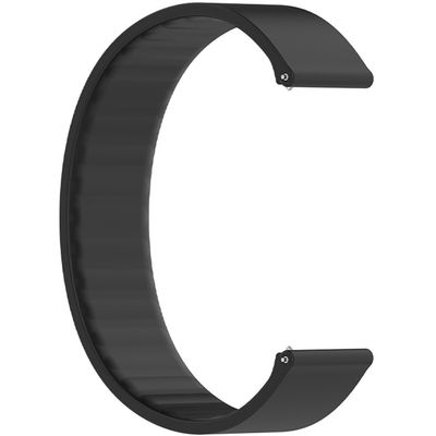 Just in Case Watch Strap 20mm - Silicone Sport Band 170mm - Black