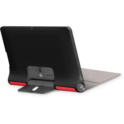 Cazy TriFold Hoes met Auto Slaap/Wake geschikt voor Lenovo Yoga Smart Tab - Rood