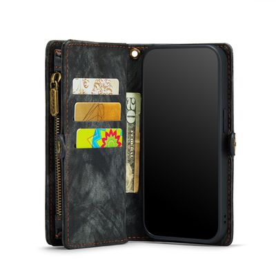 Caseme Case iPhone 12/12 Pro - Multifunctional Wallet - Black