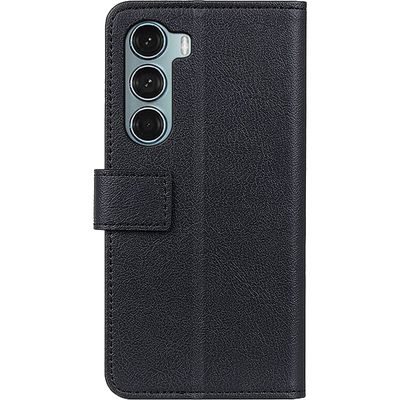 Cazy Wallet Classic Hoesje geschikt voor Motorola Moto G200 5G - Zwart