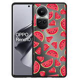 Hoesje Zwart geschikt voor Oppo Reno10 Pro 5G Watermeloen