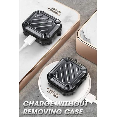 Hoesje geschikt voor Apple AirPods 3 - Supcase Unicorn Beetle Pro Case - Zwart