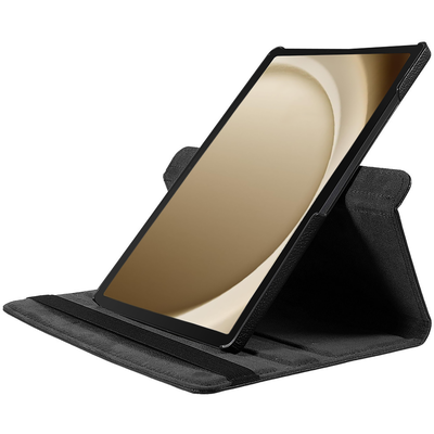 Cazy 360 Graden Roterende Hoes geschikt voor Samsung Galaxy Tab A9+ - Zwart