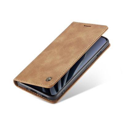 OnePlus 10 Pro Hoesje - CASEME Retro Wallet Case - Bruin