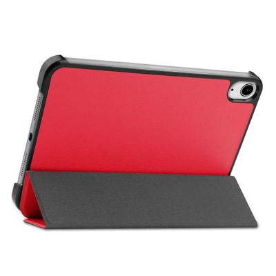 Cazy TriFold Hoes met Auto Slaap/Wake geschikt voor iPad Mini 2022 (6th Gen) - Rood