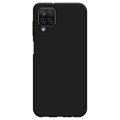 Cazy Soft TPU Hoesje geschikt voor Samsung Galaxy A12 - Zwart