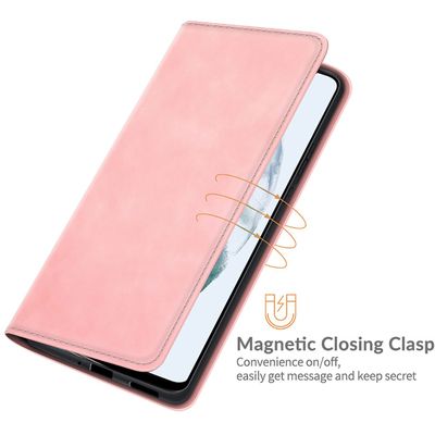 Cazy Wallet Magnetic Hoesje geschikt voor Samsung Galaxy S21 Plus - Roze