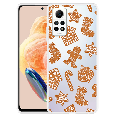 Cazy Hoesje geschikt voor Xiaomi Redmi Note 12 Pro 4G Christmas Cookies