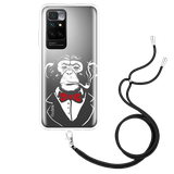 Hoesje met Koord geschikt voor Xiaomi Redmi 10 - Smoking Chimp