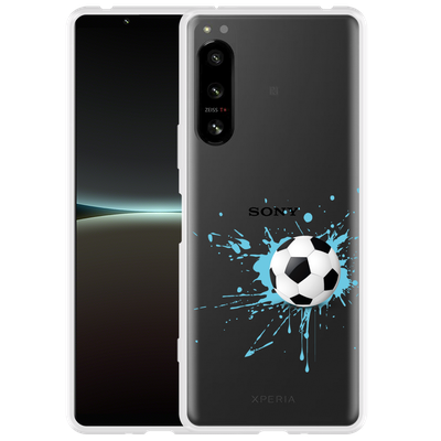 Cazy Hoesje geschikt voor Sony Xperia 5 IV - Soccer Ball
