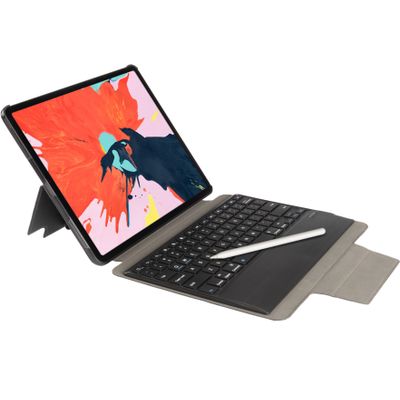 Hoes geschikt voor iPad Pro 12.9 (2020) - Gecko Keyboard Cover - QWERTZ - Zwart